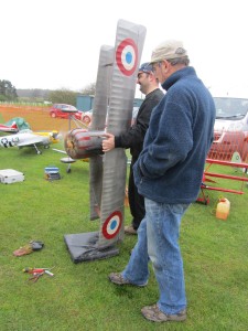 Paul Savage's Nieuport 17 under starters orders